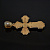Мужской нательный крестик из красного и белого золота (Вес 11 гр.)
