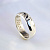 Именное кольцо из белого золота с гравировкой имени и даты рождения (Вес: 10,5 гр.)