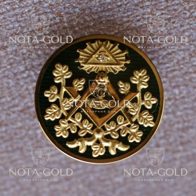 nrz0042 Значок с масонской символикой (вес 8 гр.)