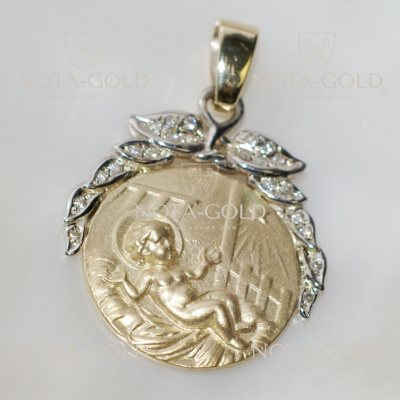 Медальон Вифлеемская звезда на заказ (Вес: 5,5 гр.)