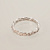 Кручёное кольцо косичка из белого золота с бриллиантами 0,2 карат (Вес: 2,5 гр.)