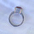 Перстень из чёрного золота с рубином и оберегом (Вес: 10 гр.)