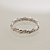 Кручёное кольцо косичка из белого золота с бриллиантами 0,2 карат (Вес: 2,5 гр.)