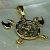 Медальон из золота Викинг на заказ (Вес: 17 гр.)