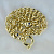 Браслет плетение Фигаро Двойное из жёлтого золота с сапфирами (Вес 39 гр.)