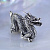 Серебряная статуэтка китайского дракона с чернением в подарок (Вес: 100 гр.)