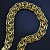 Золотая цепочка плетение Фигаро Двойное на заказ (Вес 117 гр.)