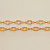 Золотая цепочка эксклюзивное плетение Иань на заказ (Вес 33,6 гр.)