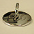 Медальон с инициалами из серебра на заказ (Вес: 11 гр.)