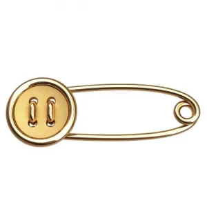 Булавка с пуговицей из красного золота 90004 (Вес: 1,45 гр.)