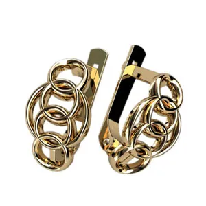Серьги на заказ 4299 (Вес: 2,60 гр.)