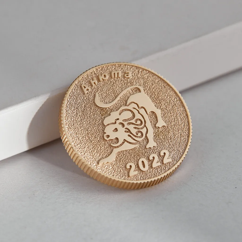 Подарочные юбилейные памятные медали из золота по индивидуальным заказам