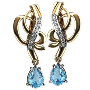 Серьги на заказ 4274 (Вес: 4,80 гр.)