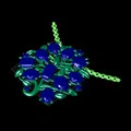 3D модель броши с камнями Клиента