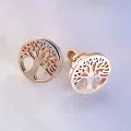Серьги из розового золота