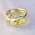 Эксклюзивное золотое кольцо в форме змеи с драгоценным камнем Клиента (Вес: 15 гр.)