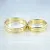 Обручальные кольца из жёлтого золота с косичками и прямоугольным профилем (Вес 13 гр.)