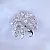 Брошь Дерево жизни из серебра с бриллиантами на ветвях (Вес: 6 гр.)