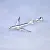 Серебряный кулон-подвеска пассажирский самолёт боинг - Boeing 747 (Вес: 2,5 гр.)