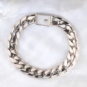 Серебряный браслет плетение Панцирное (Вес 70 гр.)