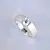 Матовое помолвочное кольцо из белого золота с бриллиантом 0,5ct и гравировкой (Вес: 4,5 гр.)