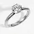 Женское кольцо из белого золота с бриллиантом 1,5ct (Вес 3,5 гр.)