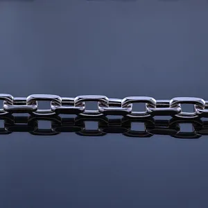 Серебряная цепочка плетение Якорь (обточенный) (Вес 40 гр.)