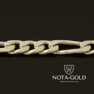 Серебряная цепочка на заказ плетение Фигаро (Вес 23,9 гр.)