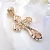 Эксклюзивный крест из красного золота Распятие Иисуса Христа и лик Божья Матерь (Вес: 15 гр.)