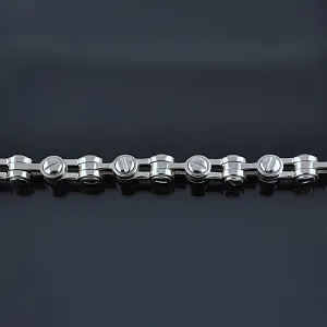 Серебряная цепочка эксклюзивное плетение Винт на заказ (Вес 70 гр.)