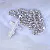 Мужской двухцветный крестик из золота на цепочке плетение Пуля (Вес: 47 гр.)