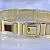 Мужской золотой браслет с агатом на заказ из красного золота (Вес 83 гр.)