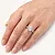 Кольцо из белого золота с овальным Лабораторным бриллиантом 1,5 ct и дорожкой лабораторных бриллиантов (Вес 3,8 гр.)
