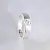 Матовое помолвочное кольцо из белого золота с бриллиантом 0,5ct и гравировкой (Вес: 4,5 гр.)