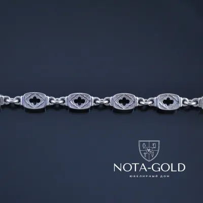 Серебряная цепочка эксклюзивное плетение Иань (Вес 23,5 гр.)