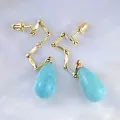 Серьги с бирюзой