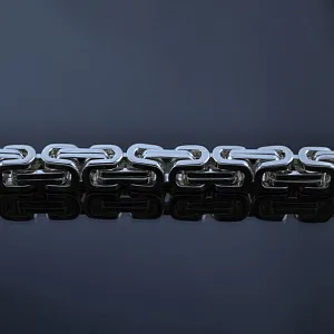 Серебряная цепочка эксклюзивное плетение Скарабей (Вес 91 гр.)