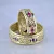 Обручальные кольца Шик с сапфирами, рубинами и эмалью (Вес пары: 12 гр.)