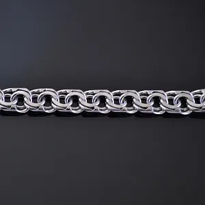 Серебряная цепочка плетение Арабский Бисмарк (Араб) (Вес 21,5 гр.)