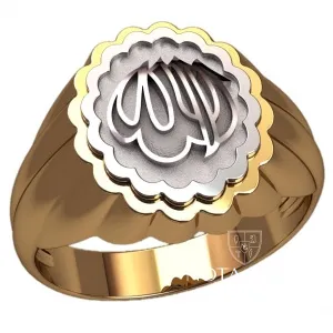 Печатка с мусульманскими символами 3282 (Вес: 6,1 гр.)