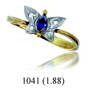 Кольцо 1041 (Вес: 1,88 гр.)