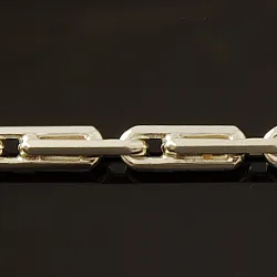 Серебряная цепочка на заказ плетение якорное Якорь 1+1 (Вес 24 гр.)