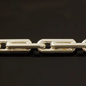 Серебряная цепочка на заказ плетение якорное Якорь 1+1 (Вес 24 гр.)
