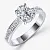 Кольцо из белого золота с овальным Лабораторным бриллиантом 1,5 ct и дорожкой лабораторных бриллиантов (Вес 3,8 гр.)