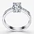 Кольцо из белого золота с овальным Лабораторным бриллиантом 1,5 ct и дорожкой лабораторных бриллиантов (Вес 3,8 гр.)