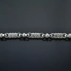 Серебряная цепочка эксклюзивное плетение Витязь (Вес 33 гр.)