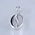 Кулон - подвеска кофейное зерно (в виде логотипа компании) из золота с бриллиантами (Вес: 3 гр.)
