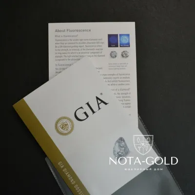Бриллиант огранка сердце 0,41ct 4/5 с сертификатом GIA