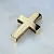 Деревянный крест из морёного дуба с золотой оправой из красного золота 585 пробы (Вес: 4 гр.)
