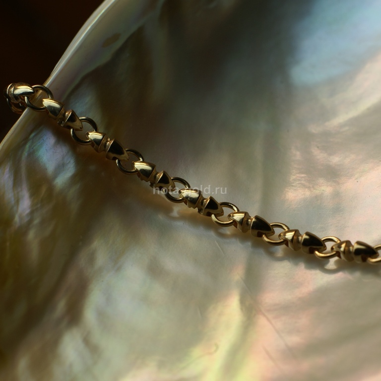 Ювелирная мастерская Nota-Gold изготовила на заказ золотую цепь плетения Пуля